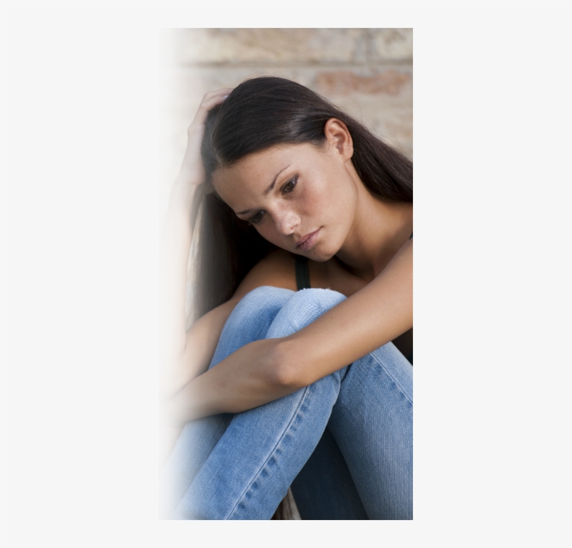 Scared Girl Facing Unexpected Pregnancy - High School Girl Facts, transparent png download