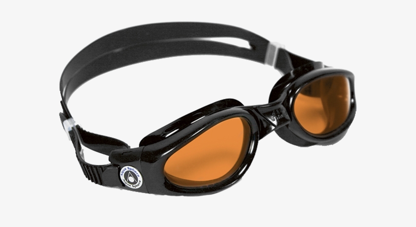 Aqua Sphere Kaiman Swim Goggles - Aqua Sphere Kaiman Goggles Black/amber Lens, transparent png download