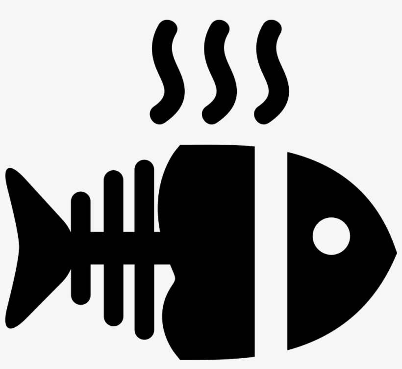 Hot Fish Bone - Siluetas De Espinas De Pescado, transparent png download