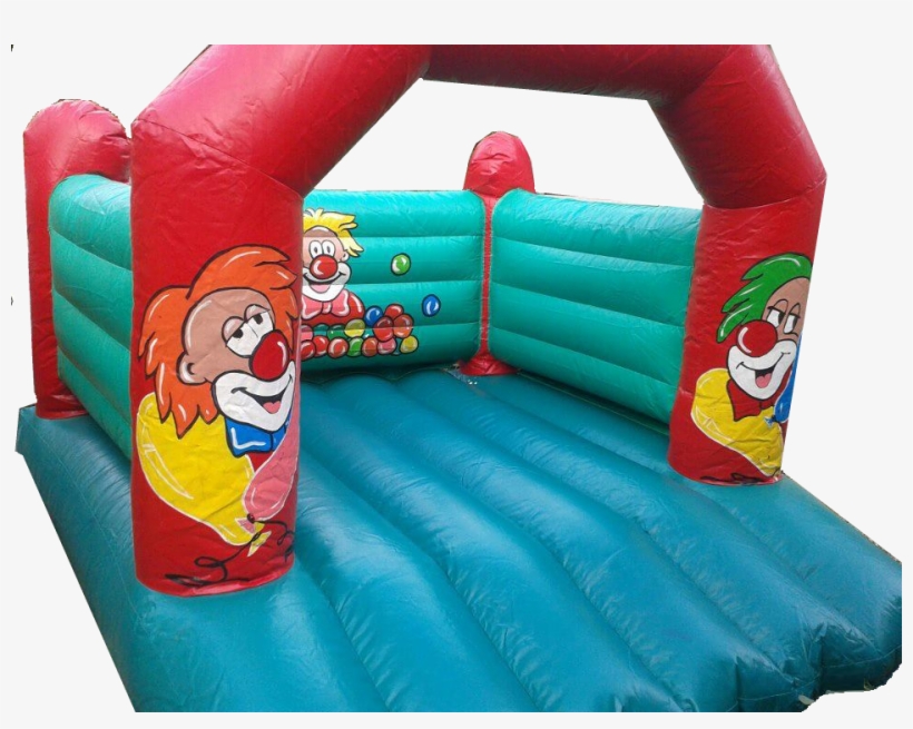 Clown Around Bouncy Castle - Inflatable, transparent png download