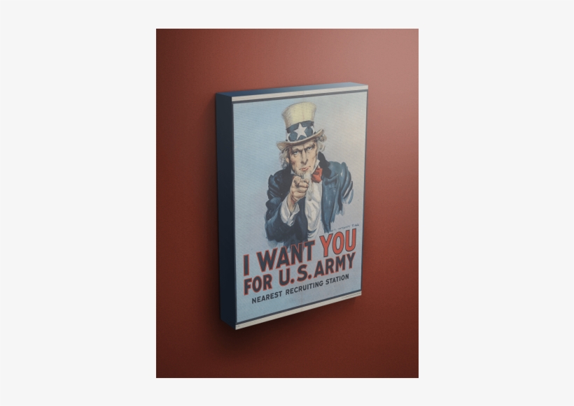 Poster Matte Poster Satin Poster Gloss Museum Wrap - Want You For Us Army, transparent png download
