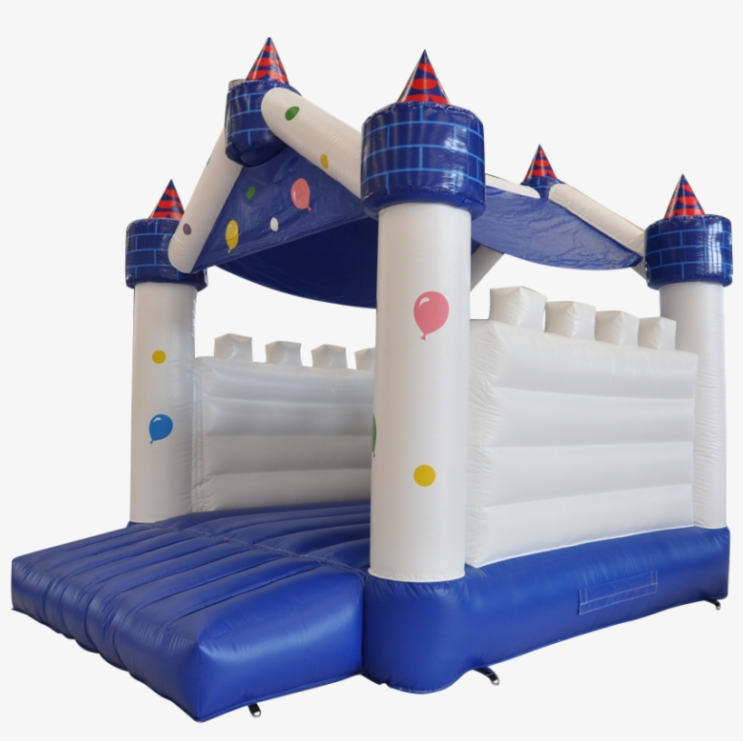 Choose One Of Our Castles, Our Awesome Service And - Bouncy Castle Blue And White, transparent png download