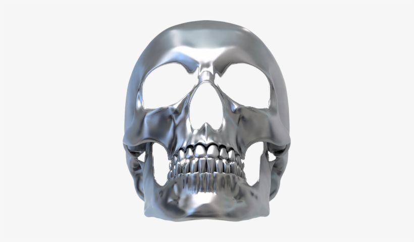 Suscult - Metallic Skull, transparent png download