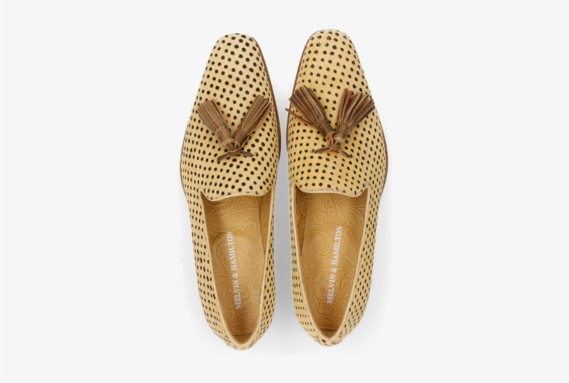 Loafers Prince 8 Hair On Polka Dots Tassel Dark Brown - Slip-on Shoe, transparent png download