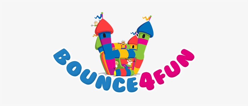 Bounce 4 Fun Logo Member Of The Bouncy Castle Network - Bouncy Castle Transparent Background, transparent png download