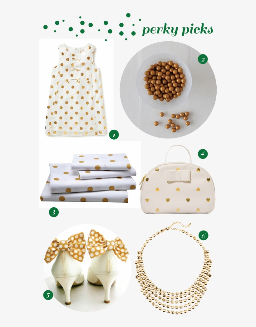 Gold Polka Dot Picks - Gold Dot Sheet Set (full) - Land Of Nod Kids Sheets, transparent png download