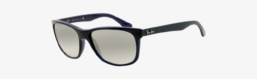 Ray Ban Rb4181 Shiny Blue Sunglasses - Ray-ban Rb4181, transparent png download