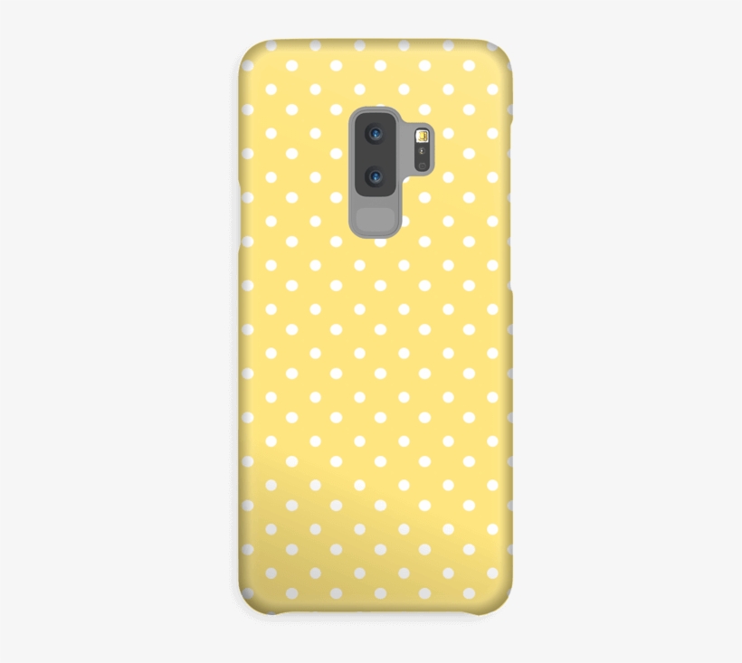 Yellow And White Dots Case Galaxy S9 Plus - Polka Dot, transparent png download