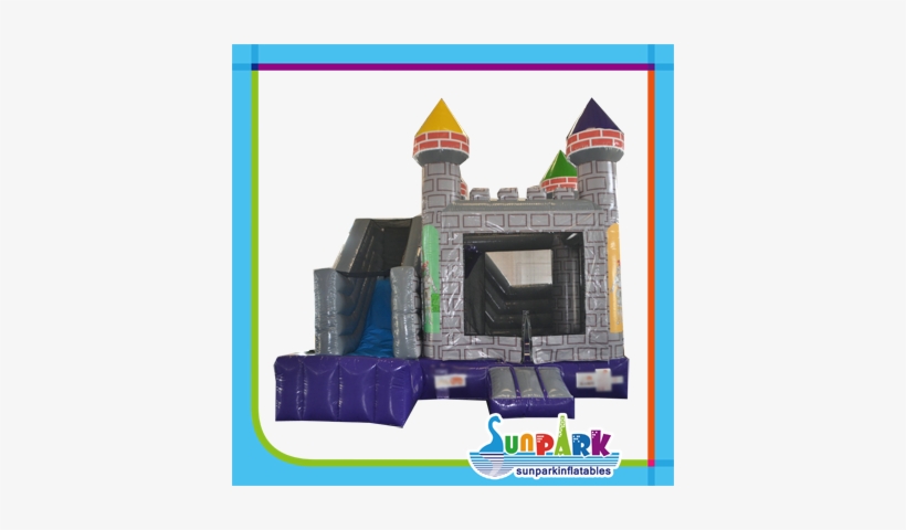 The Inflatable Bouncy Castle Slide By Sunpark Inflatable - Toy, transparent png download