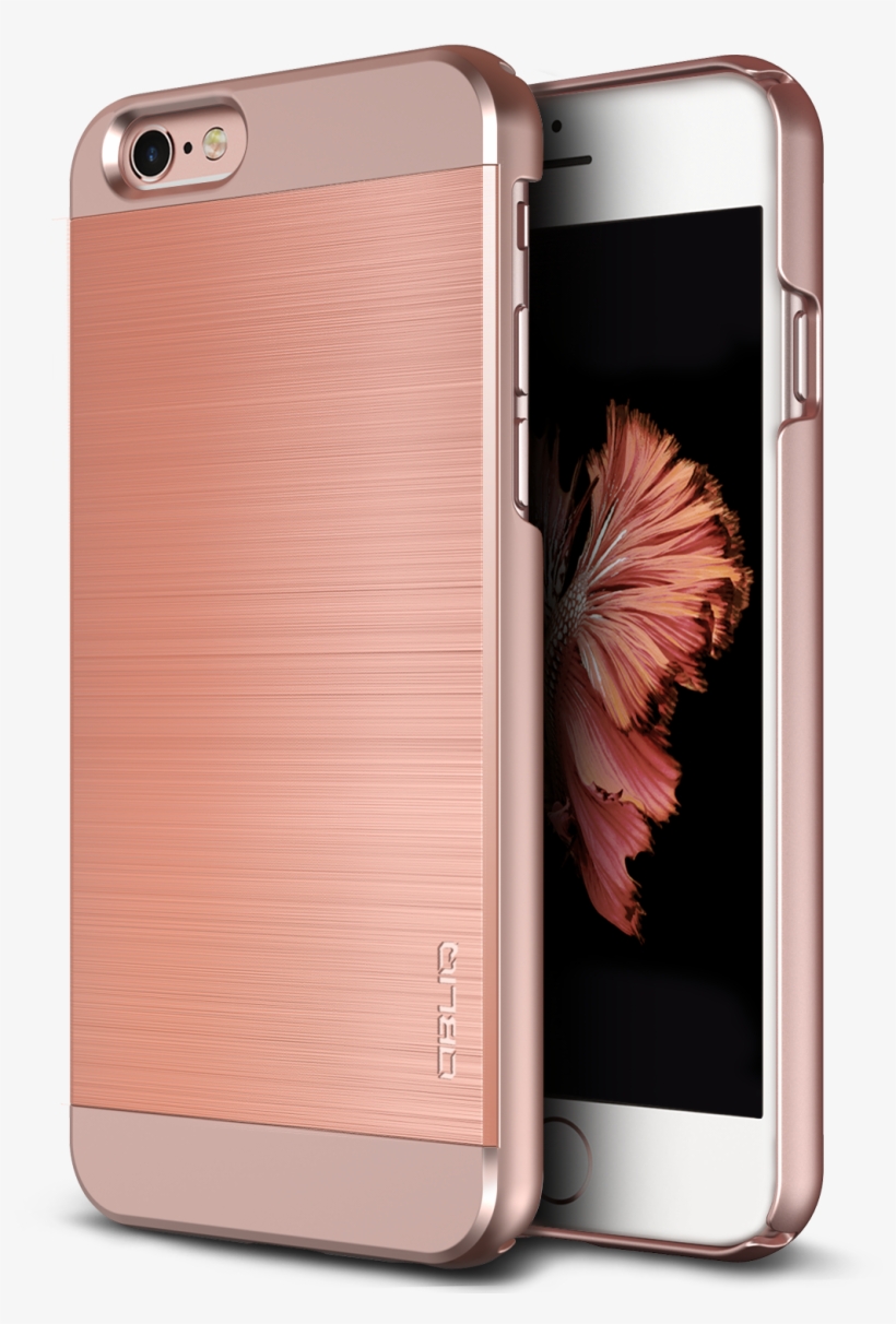 Obliq, Iphone 6s Case [slim Meta Ii][rose Gold] Premium - Gold Slim Phone Case, transparent png download