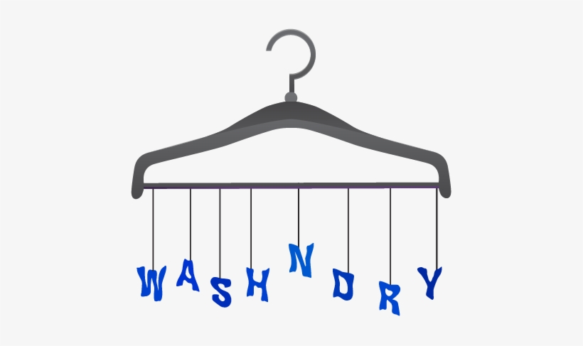 Wash N Dry Hangers - Clothes Hanger, transparent png download