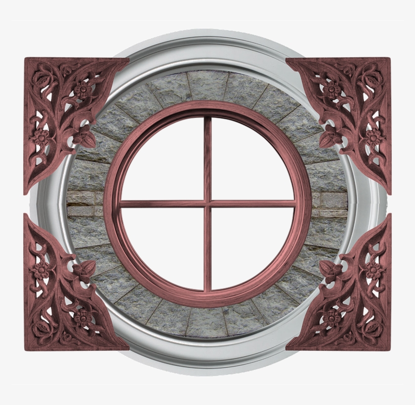 Window Clipart Circle Window - Feliz Navidad Hora De Aventuras, transparent png download