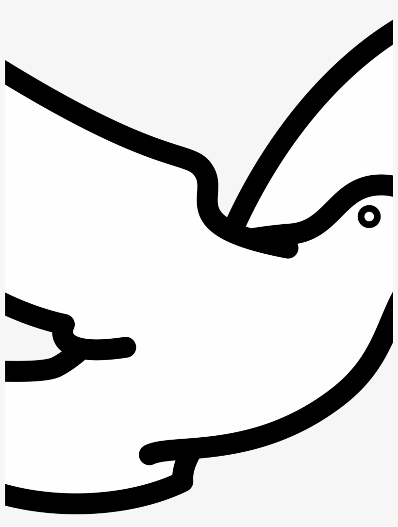 Risto Pekkala Dove Flying Clipart - Outline Of Bird Flying, transparent png download