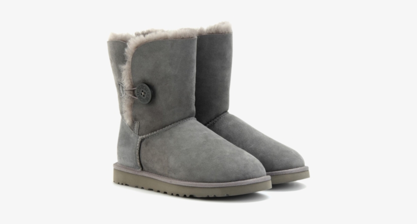 Gg Australia Bailey Button Shearling Boots Snow Boots - Uggs Grey Australia Boots, transparent png download
