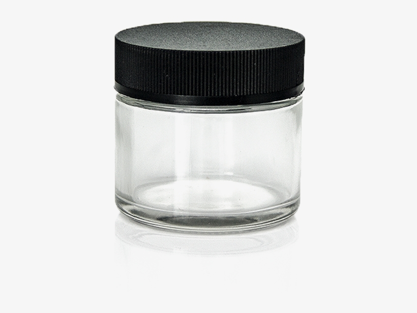 2oz Child Resistant Glass Jars With Lids, 53mm Child - Jar, transparent png download