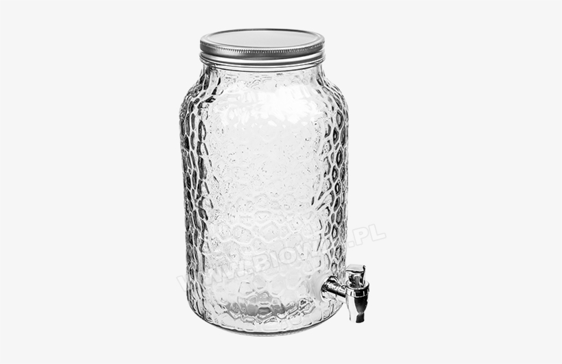 Glass Jar 5,7 L With Tap - Vase, transparent png download