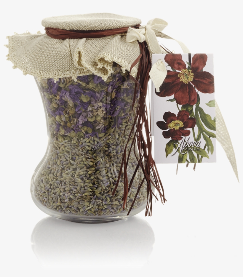 Picture Of Small Glass Jar With Dry Herbs - Vase, transparent png download