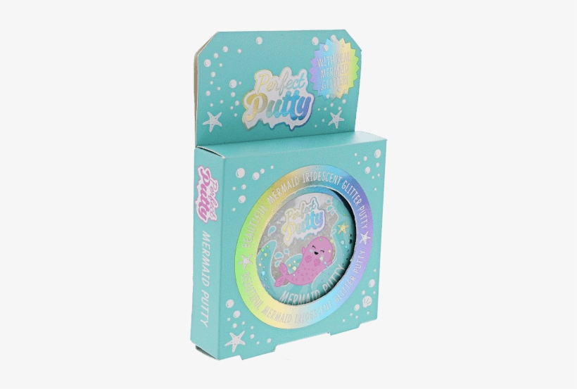 Packaged In Box With Sparkle Clear Putty Tin Inside - Mermaid Putty, transparent png download