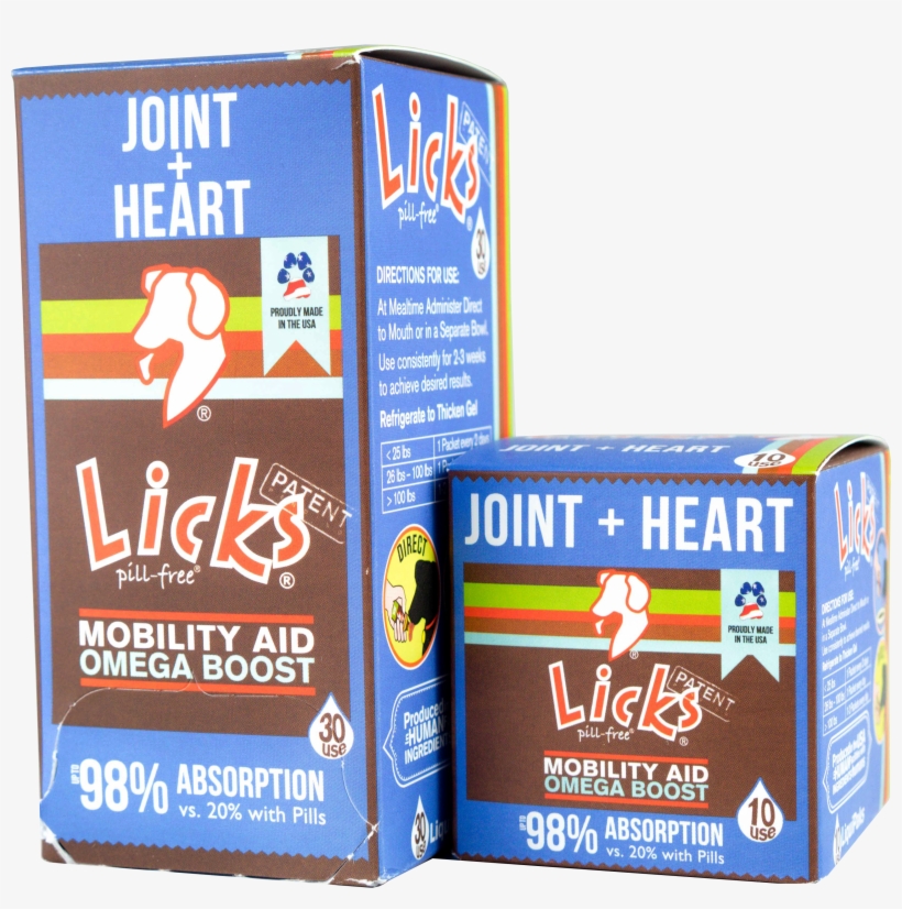 Dog Joint Heart - Licks Pill-free Solutions Athlete Is The Perfect Muscle, transparent png download