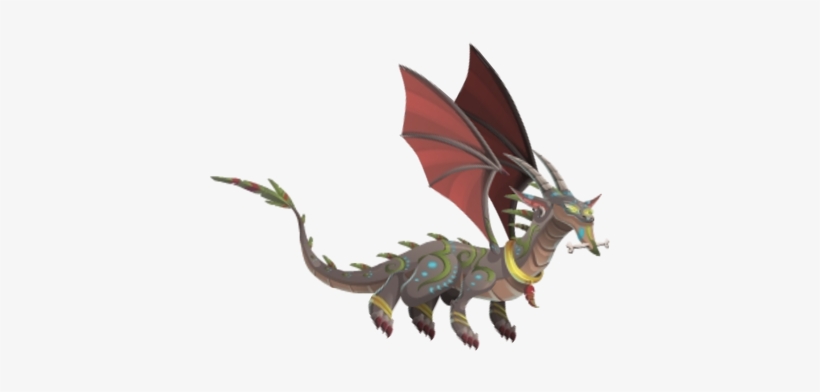 Tribal Dragon 3c - Dragão Tribal Dragon City, transparent png download