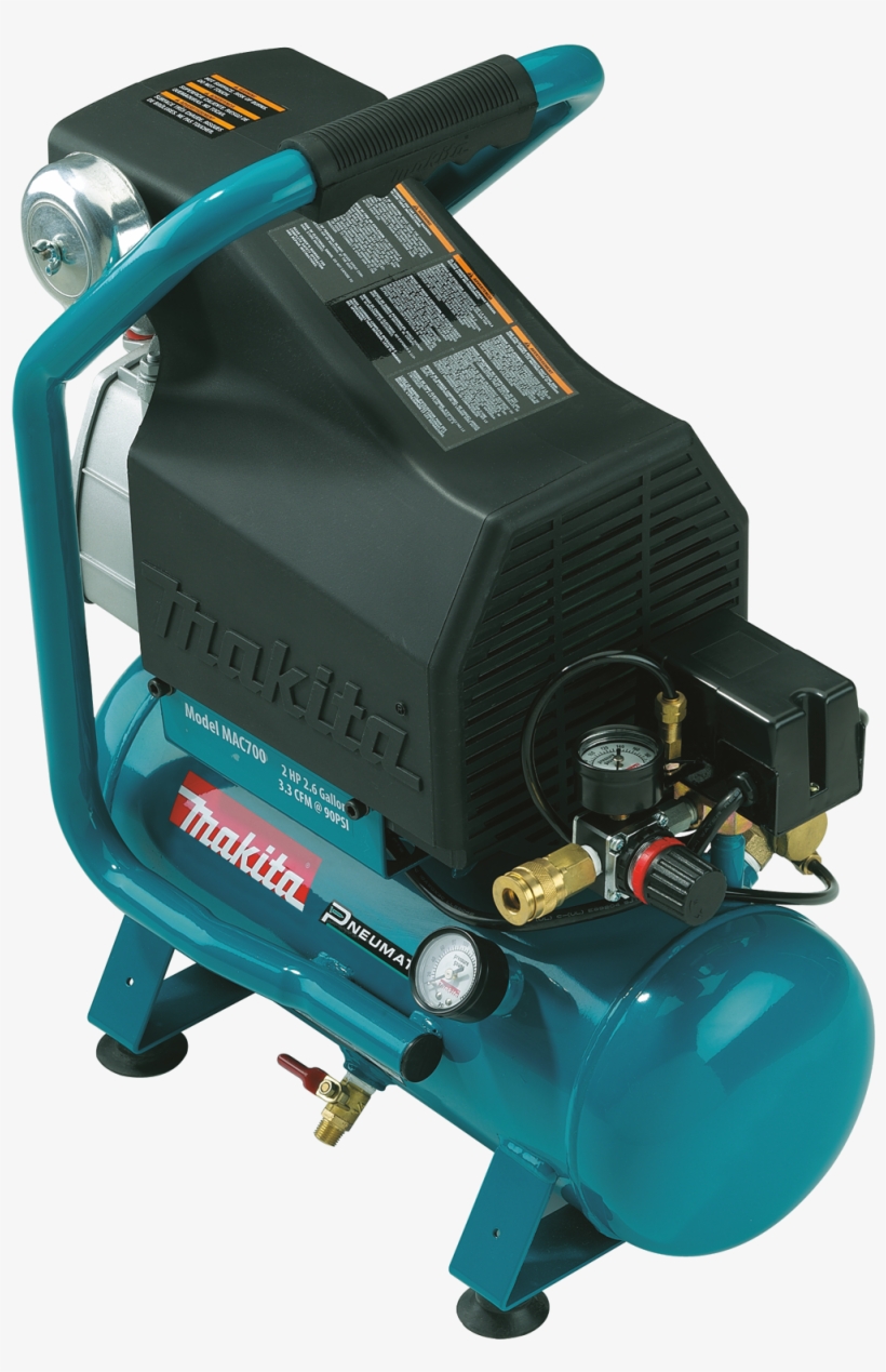 Makita Air Compressor - Makita Mac700 2 Hp Hot Dog Compressor, transparent png download