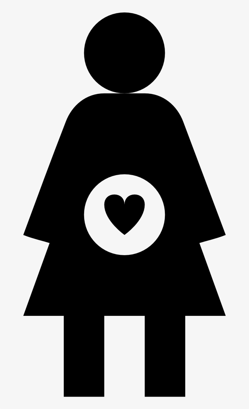 Female Stick Figure Png - Pregnancy Stick Figure, transparent png download