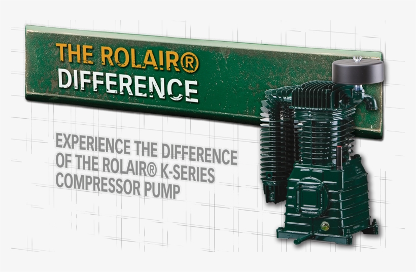 K-series Air Compressor Pumps - Air Compressor Pump For Rolair, transparent png download