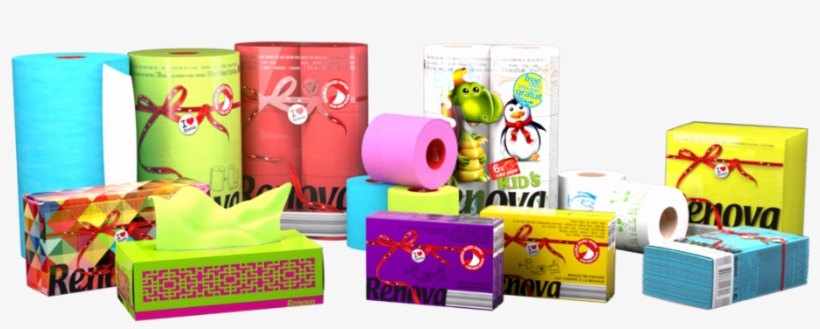A New Era Of Coloured Tissue Has Arrived - Renova Kitchen Towel, transparent png download