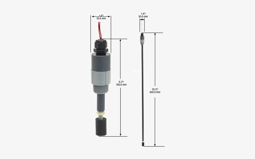 Compact Low Profile Sensor Housing - Level Gauge 55 Gallon Drums, transparent png download