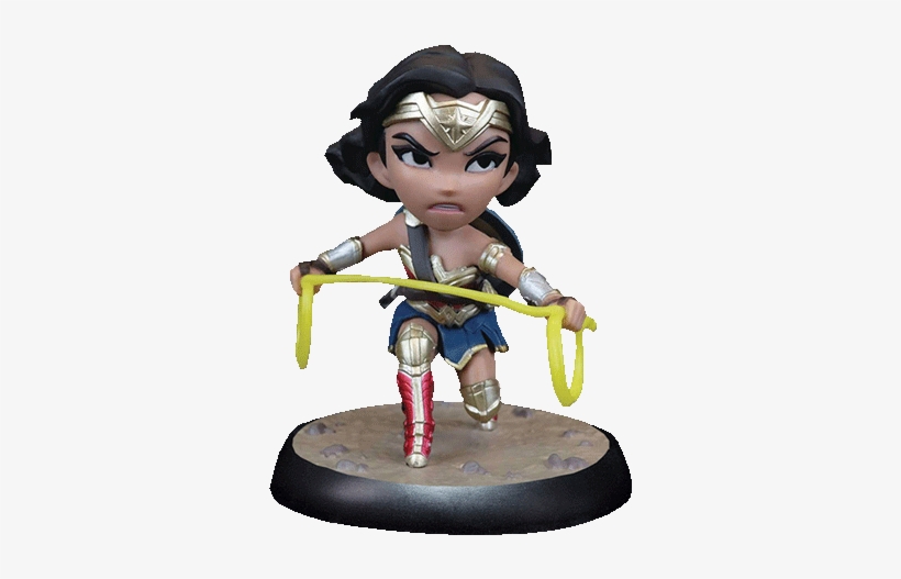 Wonder Woman Q-fig 3” Vinyl Figure - Justice League Wonder Woman Q-fig Figure, transparent png download