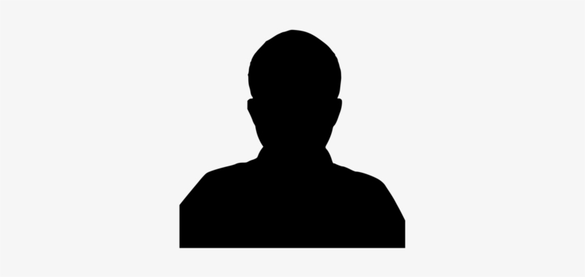 Silhouette Man Drawing Male - Person Icon, transparent png download