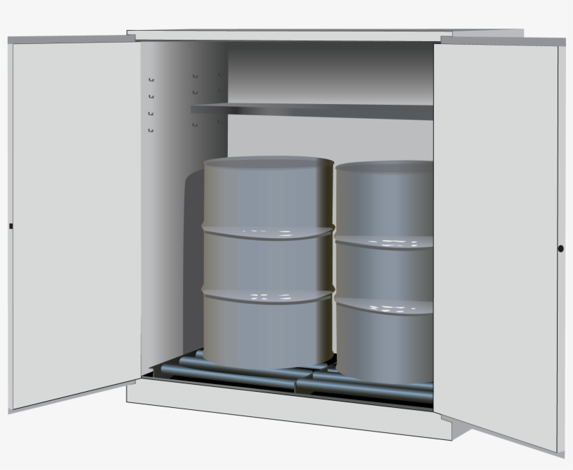 Sure-grip® Ex Vertical Drum Safety Cabinet And Drum - Cupboard, transparent png download