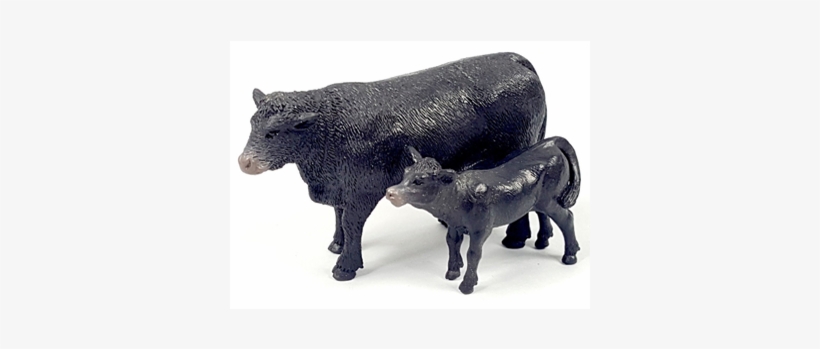 Angus Cow & Calf - Cattle, transparent png download