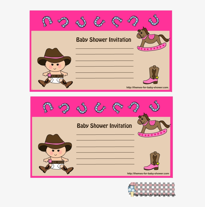 Cow Boy Baby Shower Invitations 2 - Baby Shower, transparent png download