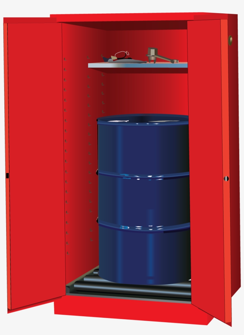Sure Grip® Ex Vertical Drum Safety Cabinet And Drum - Cupboard, transparent png download