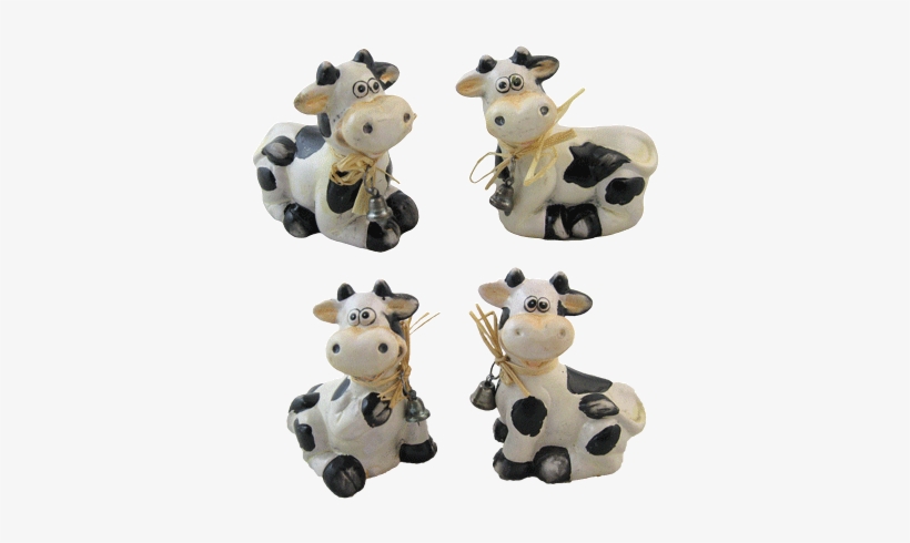 Mini Cows With 12 Piece Display 4 Assorted 12 Pc Min - Dairy Cow, transparent png download