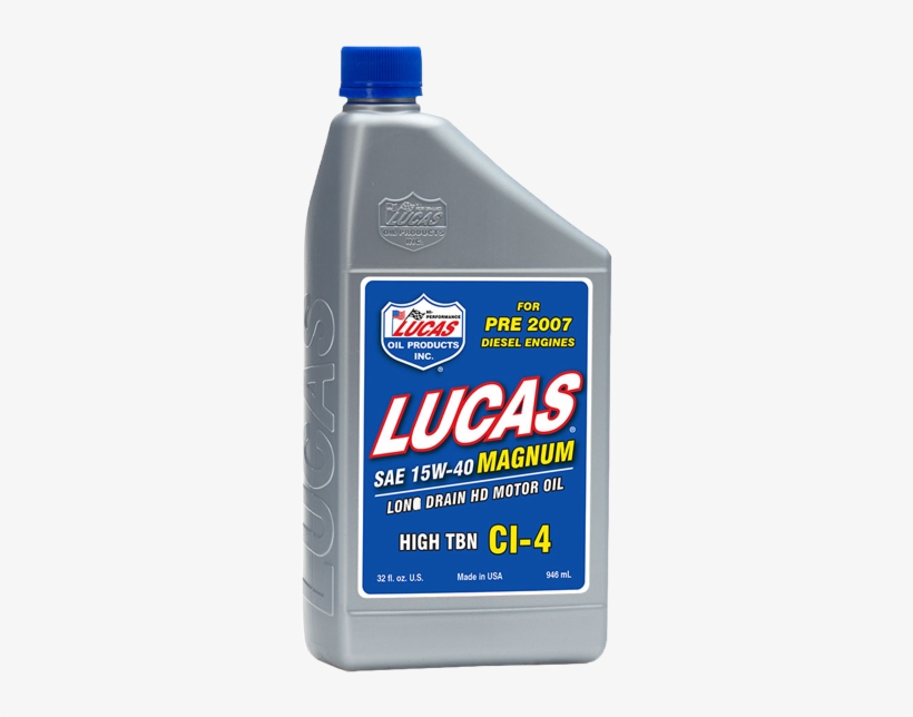 Sae 15w 40 Magnum High Tbn Ci 4 Oilquart,gallon,2 - Lucas 10w40 Synthetic Motorcycle Oil, transparent png download