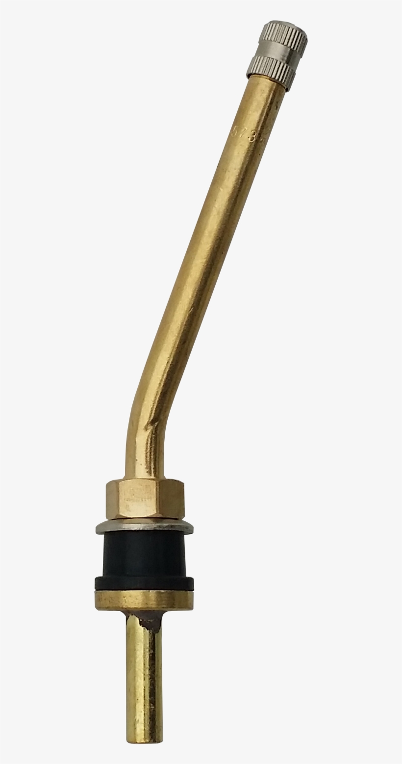 4-3/8″ 21 Degree Angle Cf Brass Valve Stem - Valve, transparent png download