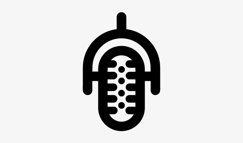 Retro Microphone Vector - Microphone, transparent png download