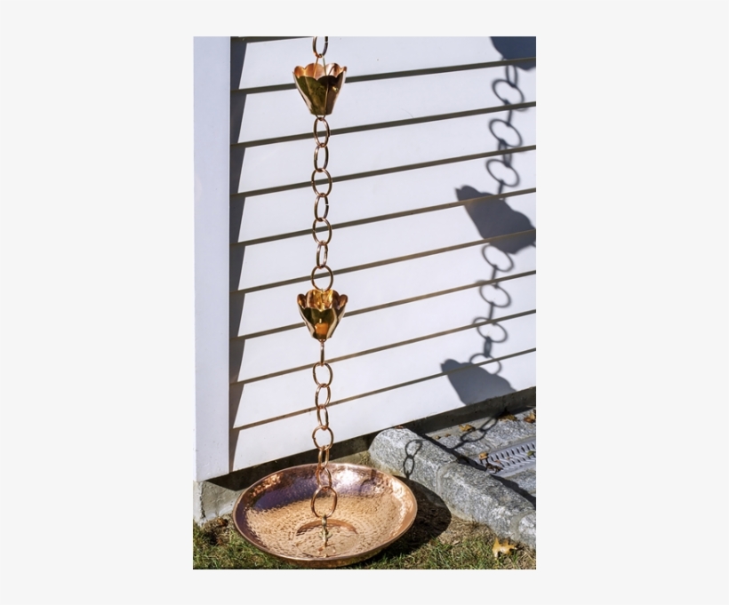 6 Cup Tulip Rain Chain - Rain Chain, transparent png download