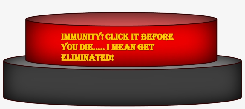 Immunity Button - Bumper Sticker, transparent png download