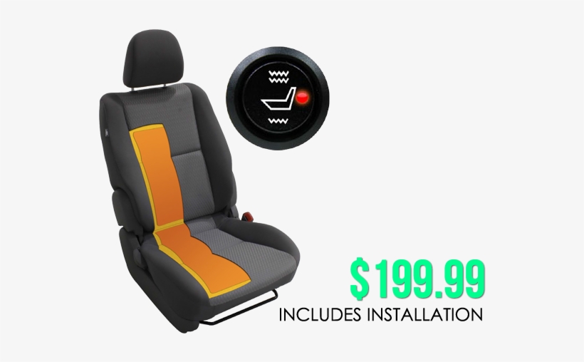 Driver Heated Car Seat - Installing New Seats In Car, transparent png download