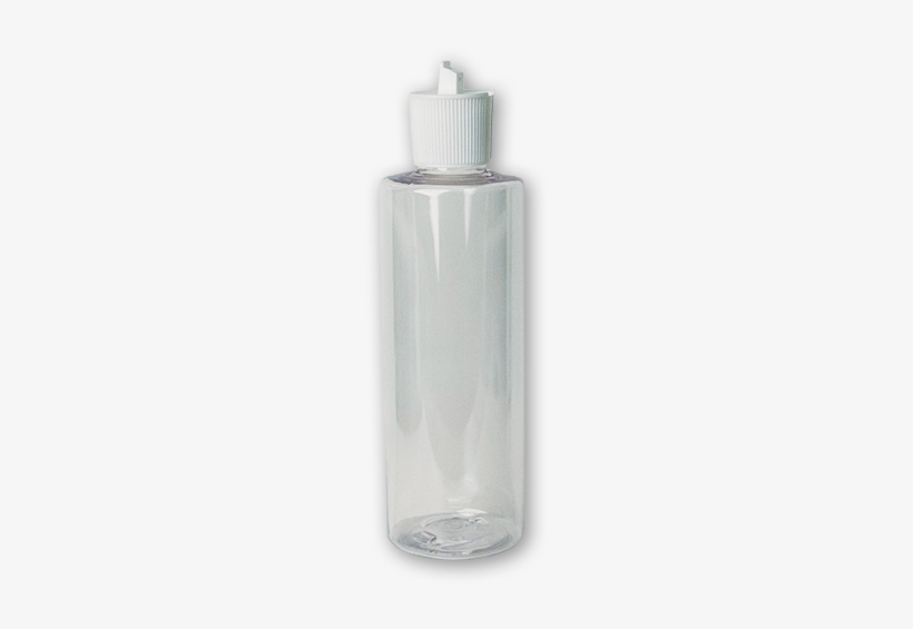 8 Oz Clear Bottle - Glass Bottle, transparent png download