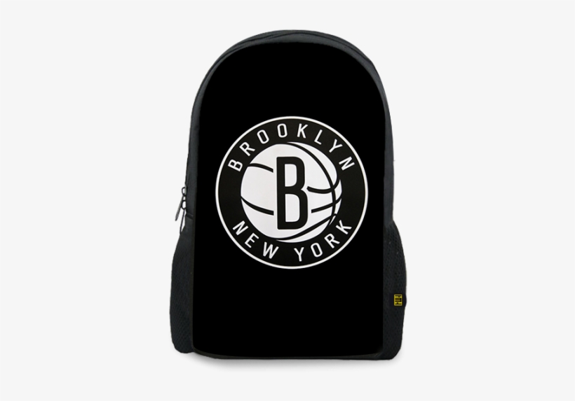 Brooklyn Nets Printed Backpack - Brooklyn Nets Logo, transparent png download