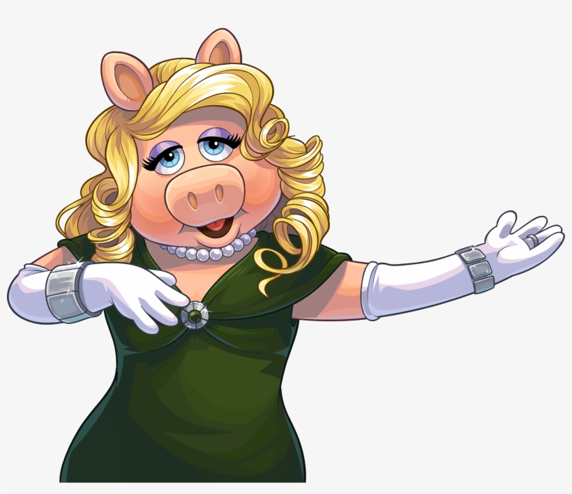 Miss Piggy Clip Art - Miss Piggy Club Penguin, transparent png download