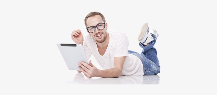 Photo - Man Lying On Floor Png, transparent png download