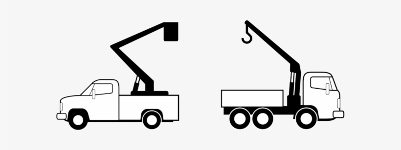 Tow Truck Crane Computer Icons Vehicle - Bucket Truck Clip Art, transparent png download