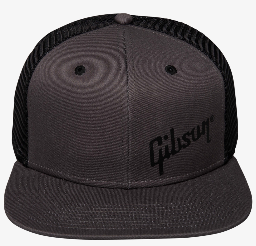 Charcoal Trucker Snapback - Gibson Snapback, transparent png download
