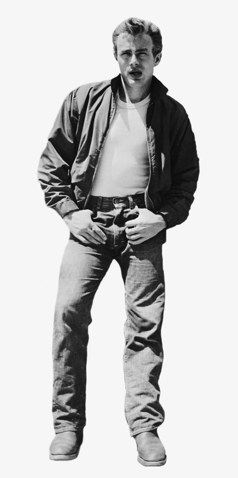 Behind The Opening Credits, The Film Opens On A Suburban - Print: Rebel Without A Cause, James Dean, Directed, transparent png download