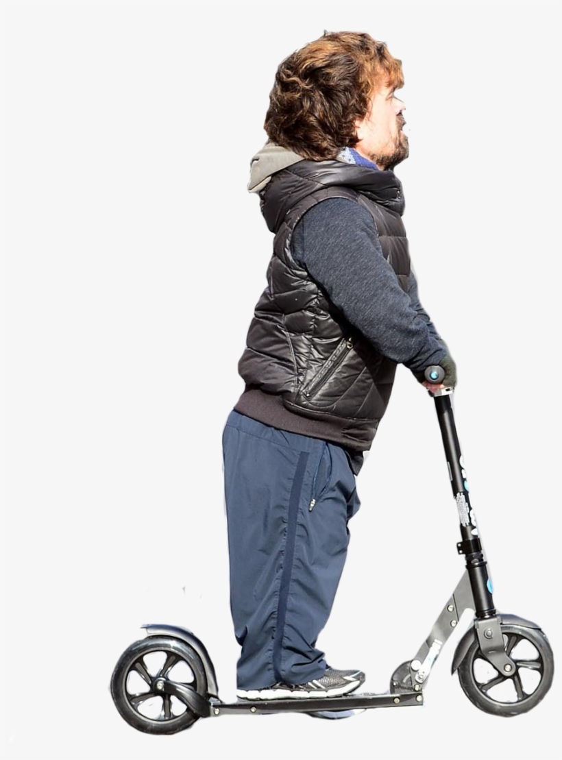 Peter Dinklage Png File - Micro Scooter Celebrities, transparent png download